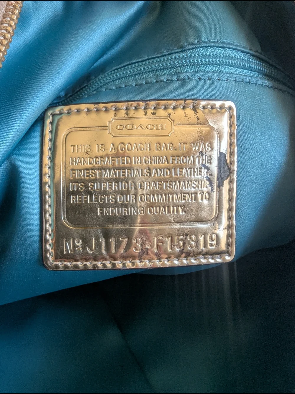 vintage Coach Poppy.Signature Sateen